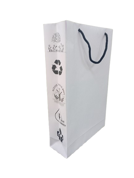 White Paper Bag - Set of 200 bags.