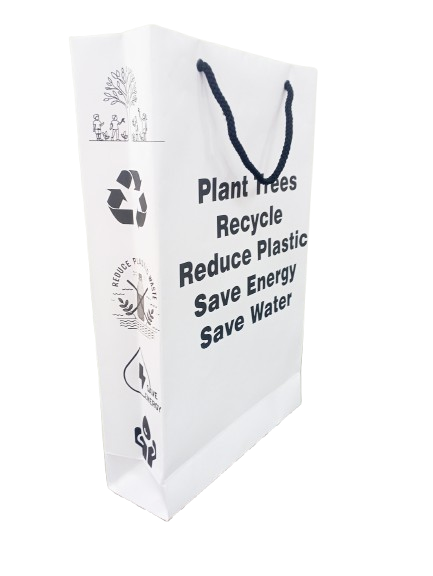 White Paper Bag - Set of 200 bags.