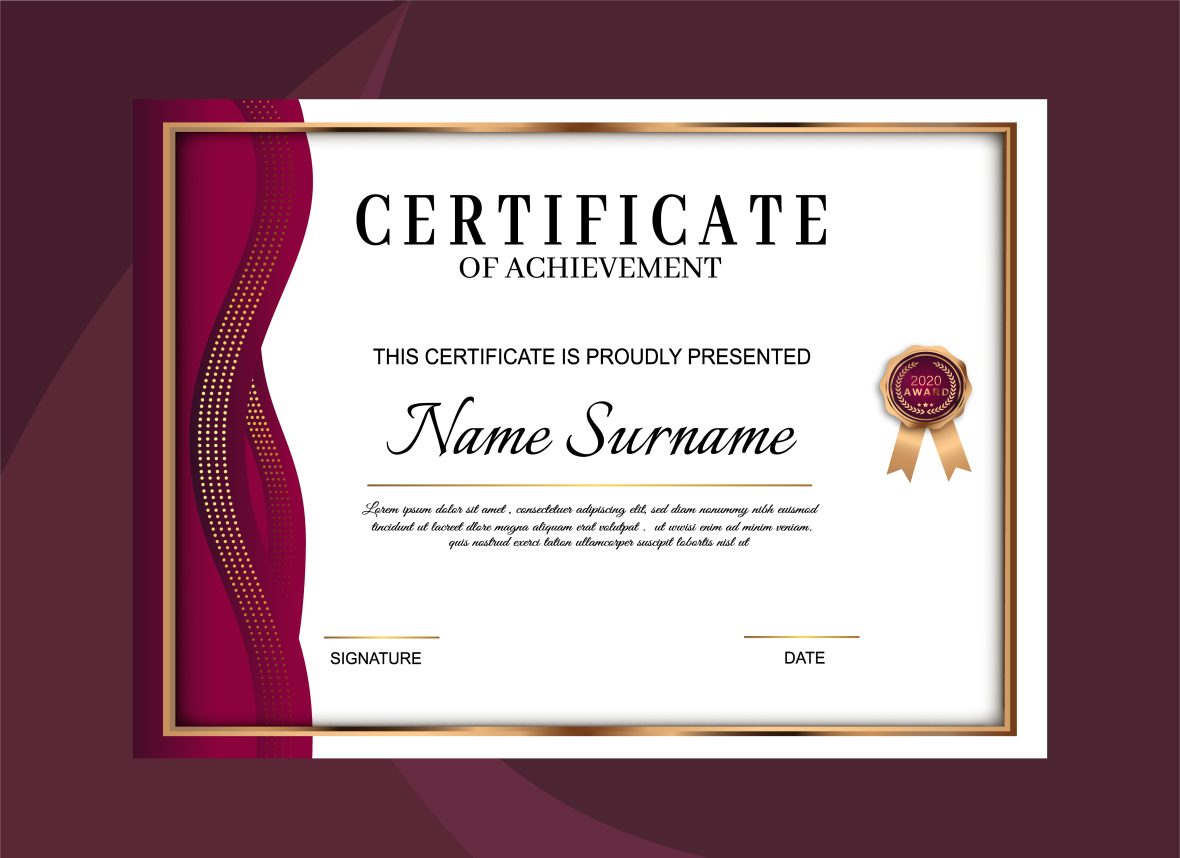 Custom Certificate