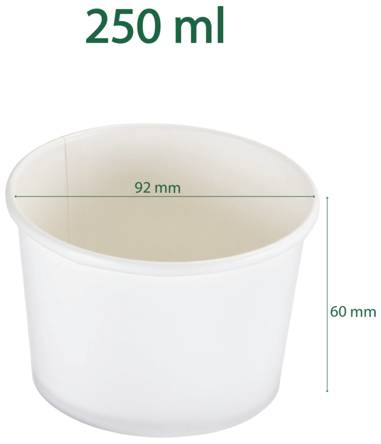 250 ml Food Container Cupstock Paper