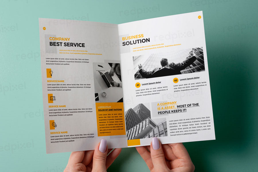 Folded Card Brochure - Pack of 11