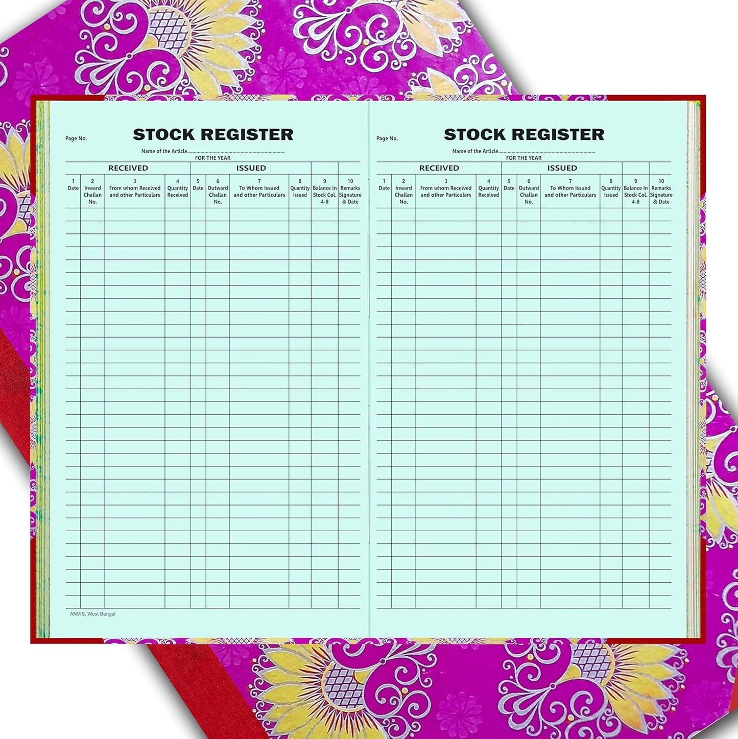 Register - Stock Register