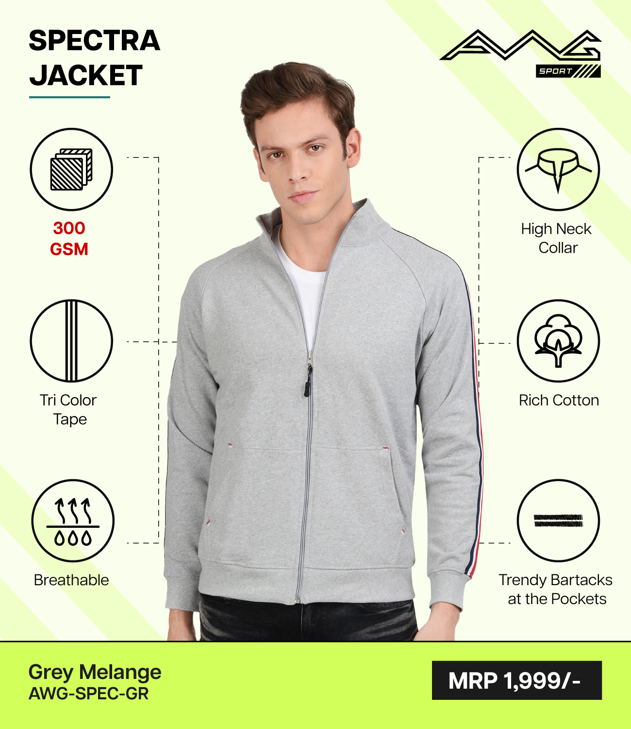 AWG Sports - Spectra Jacket - Pack of 20