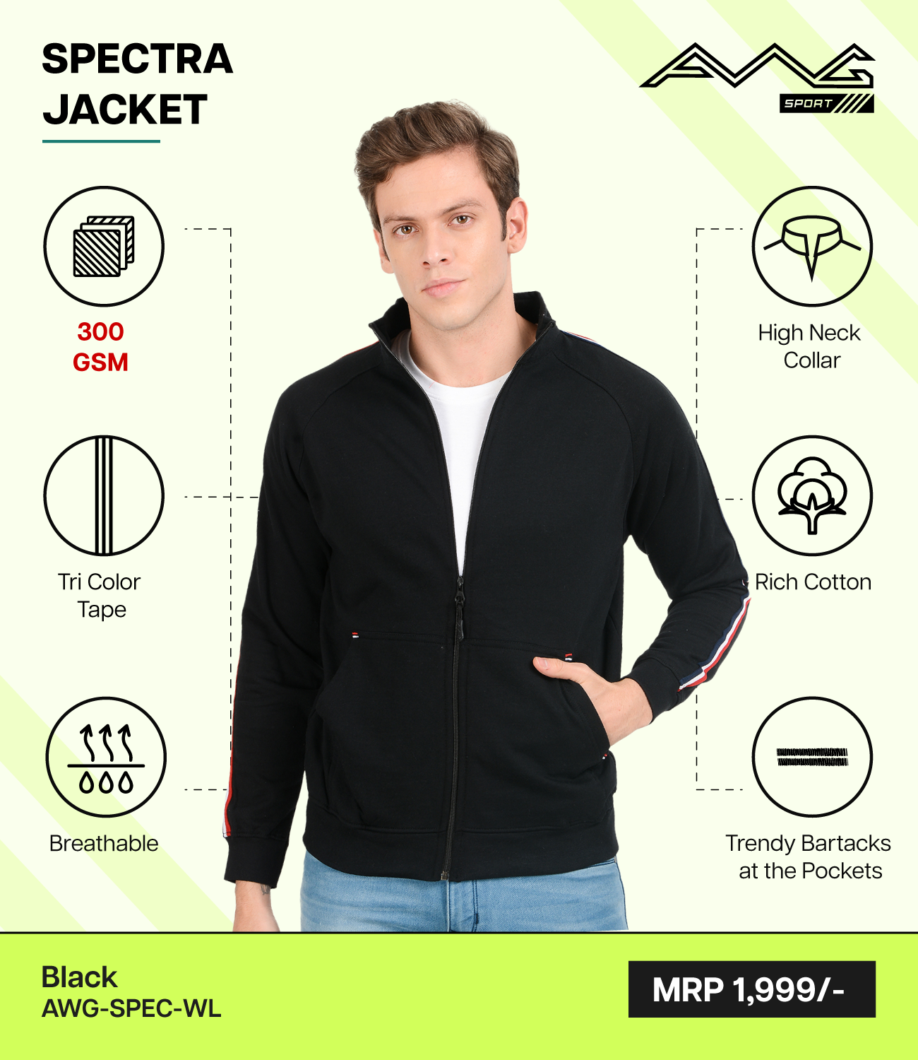 AWG Sports - Spectra Jacket - Pack of 20