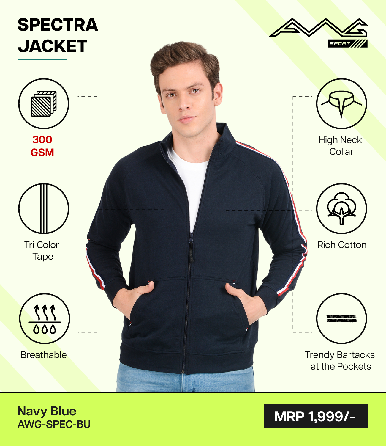 AWG Sports - Spectra Jacket - Pack of 20