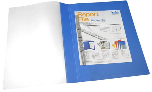 Files - Solo Report File (Transparent Top) – A4 (RF102) - Pack of 10