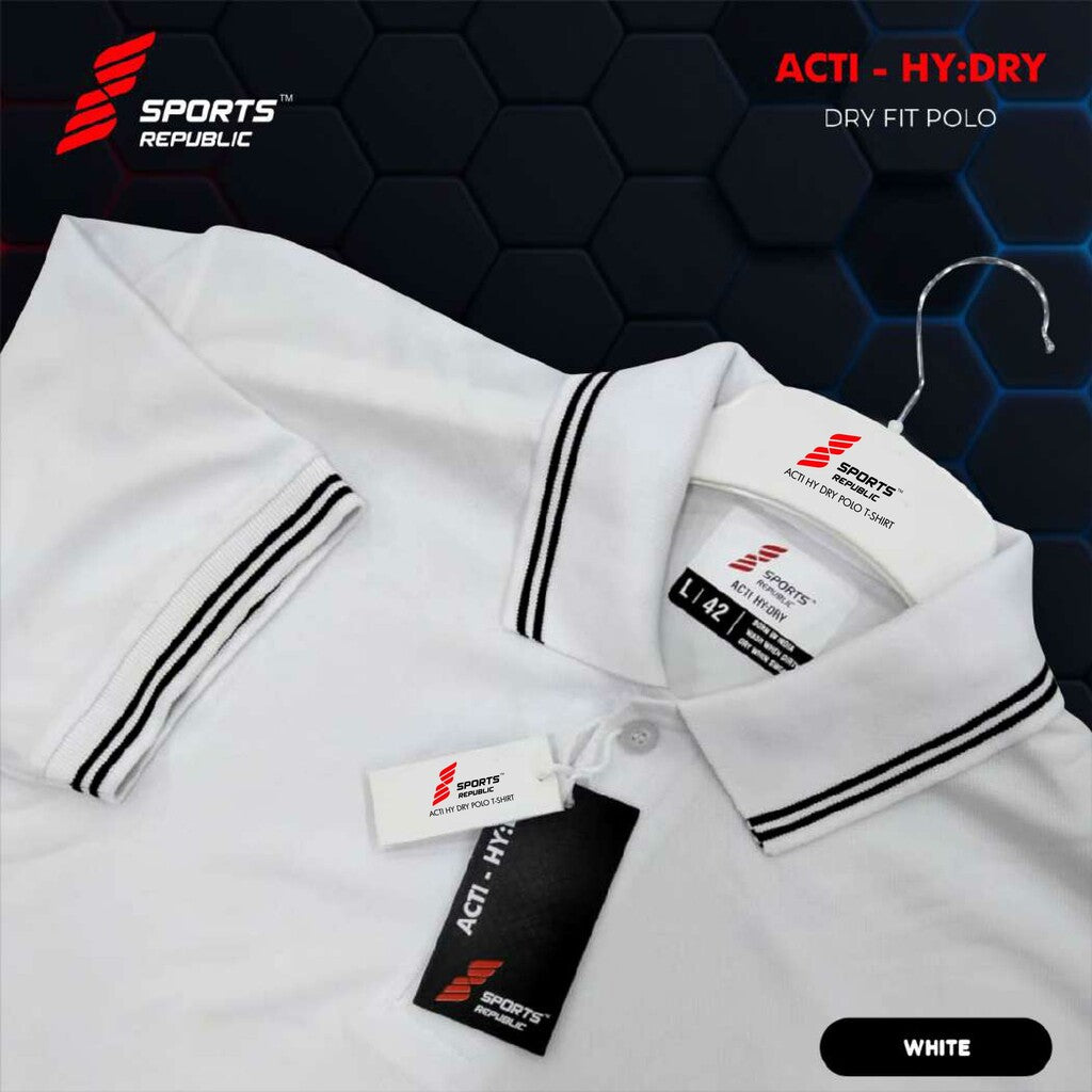 Sports Republic - ACTI : HY DRY DRYFIT Polo T Shirt - Pack of 20