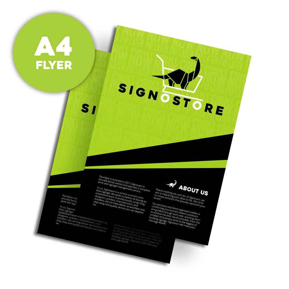 A4 Flyer - Both Side Printing - 4000 Qty
