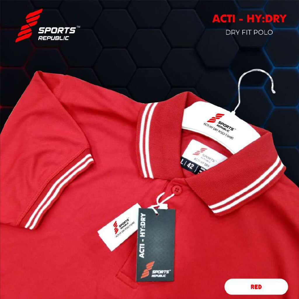 Sports Republic - ACTI : HY DRY DRYFIT Polo T Shirt - Pack of 20
