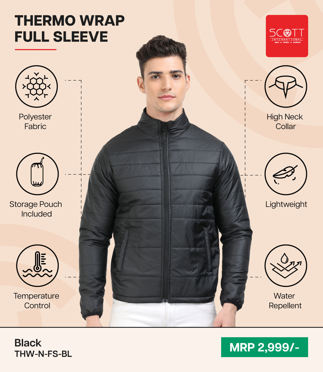 Scott International - Thermo Full Sleeve Jacket - Pack of 15