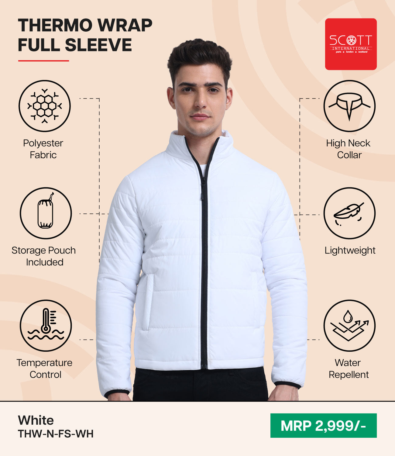 Scott International - Thermo Full Sleeve Jacket - Pack of 15