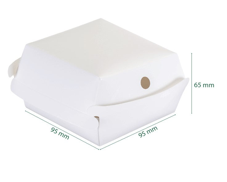 Pastry/Burger box w:95mm G:95mm H:65mm - Qty 100