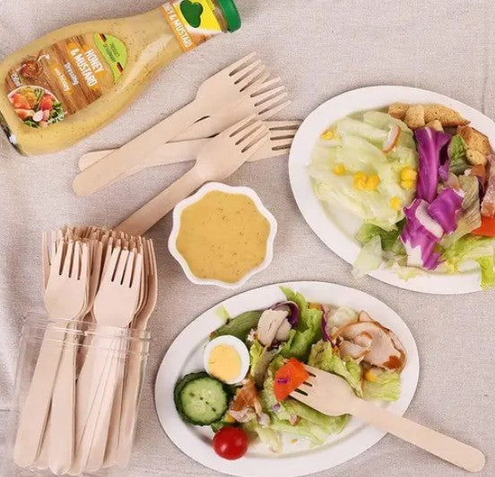 Wooden 160 mm Fork - Pack of 500